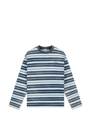 Arte Antwerp striped long-sleeve T-shirt - Blue