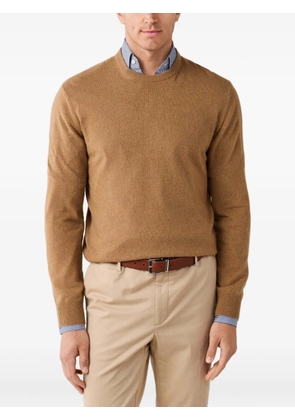 Hackett London patch-detail crew-neck sweater - Neutrals