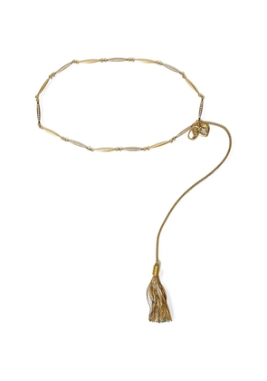 TWINSET chain belt with tassel pendant - Gold