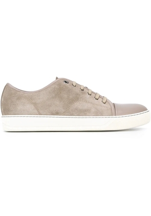 Lanvin contrasted toe cap sneakers - Neutrals