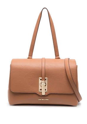 Love Moschino leather shoulder bag - Brown