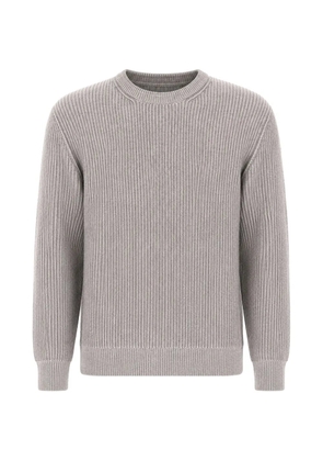 Paul & Shark ribbed-knit crew-neck sweater - Grey