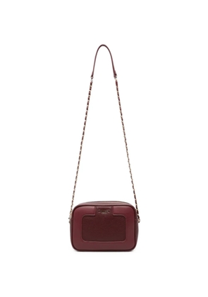 TWINSET logo-plaque chain-strap cross body bag - Red