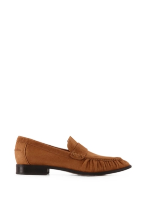 12 STOREEZ Arbat ruched-detail loafers - Brown