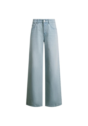 12 STOREEZ 431 button-fastening wide-leg jeans - Blue