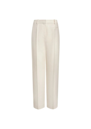 12 STOREEZ Plaza pressed-crease trousers - Neutrals