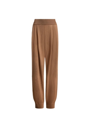 12 STOREEZ Jasmin pleated trousers - Brown