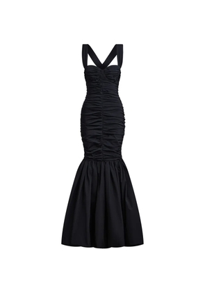 12 STOREEZ Pavlova ruched taffeta dress - Black