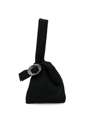 Toga concho knit tote bag - Silver