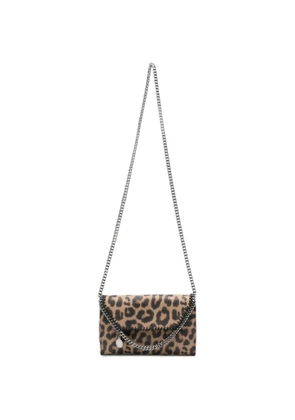 Stella McCartney Falabella leopard-print shoulder bag - Neutrals