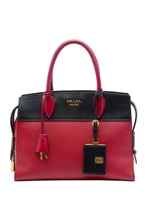 Prada Pre-Owned 2010-2026 Saffiano And City Calf Esplanade satchel - Red