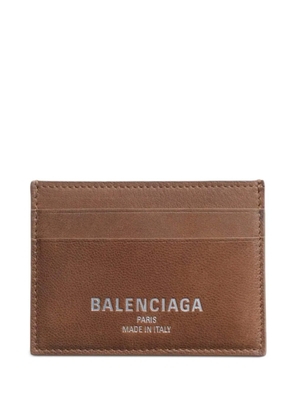 Balenciaga credit card holder in caramel - Brown