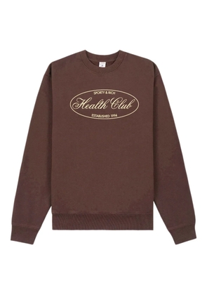 Sporty & Rich graphic print sweatshirt - Brown