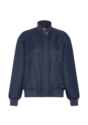 Sportmax zip-up bomber jacket - Blue
