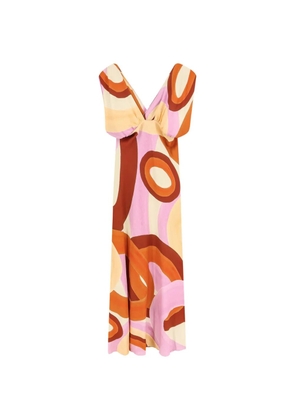 Themis Z Terra cross-back maxi dress - Yellow