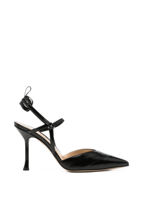 FENDI pointed-toe slingback pumps - Black