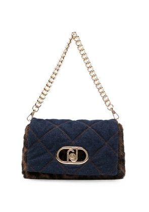 LIU JO faux-fur shoulder bag - Blue