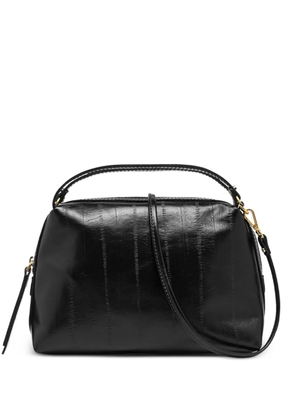 GIANNI CHIARINI Alifa medium eel-print tote bag - Black