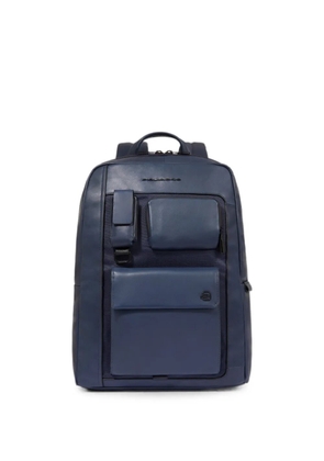 PIQUADRO multi-pocket backpack - Blue