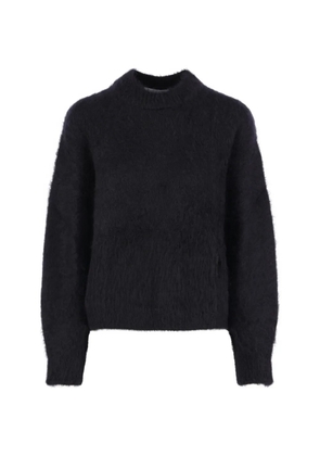 Cecilie Bahnsen brushed-finish mohair-blend sweater - Black