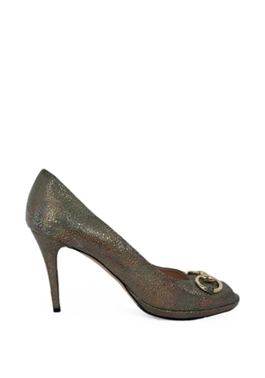 Gucci Pre-Owned New Hollywood Horsebit pumps - Grey