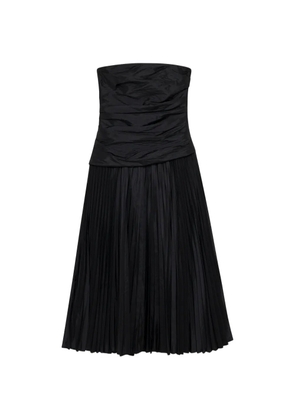 Simkhai Arie ruched bustier midi dress - Black