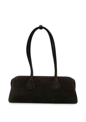 Osoi Boat Wide suede shoulder bag - Brown