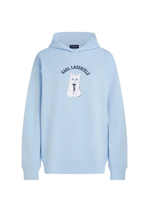 Karl Lagerfeld Ikon Choupette hoodie - Blue