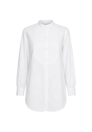 The Row Evette bib-front shirt - White