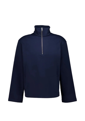 COMMAS quarter-zip long-sleeve sweater - Blue