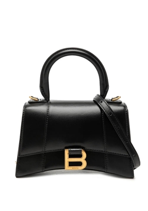Balenciaga Pre-Owned 2005-2026 Small Shiny Box Calfskin Hourglass Top Handle Bag satchel - Black