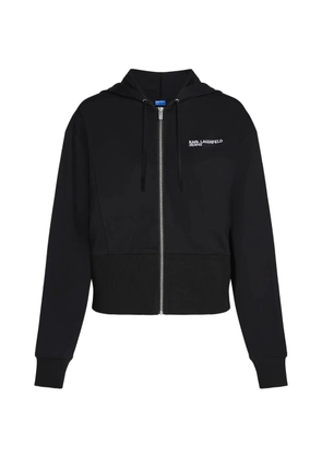 Karl Lagerfeld Jeans Milano zip hoodie - Black