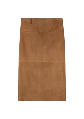 Tod's skirt in Pashmy suede - Brown