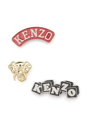 Kenzo set-of-three logo pins - Red