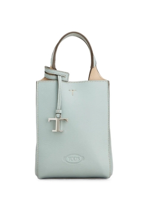 Tod's T Timeless leather tote bag - Blue