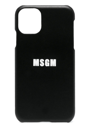 MSGM logo-print iPhone 11 case - Black