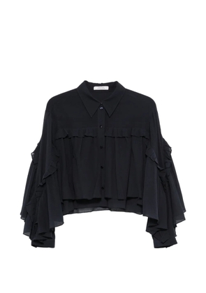 Dorothee Schumacher ruffled silk blouse - Black