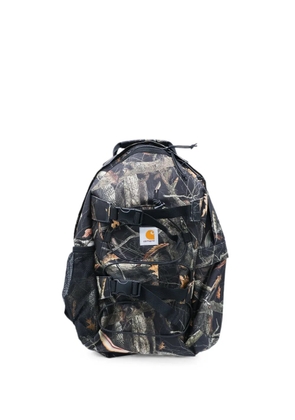 Carhartt WIP camouflage-print buckle-fastening backpack - Black