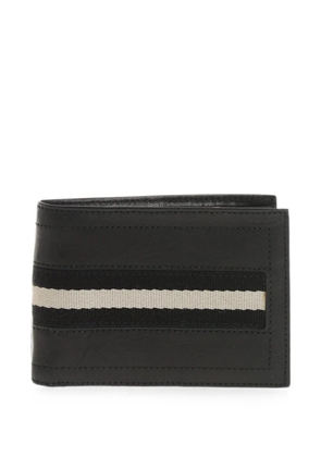 Bally contrast-band leather wallet - Black