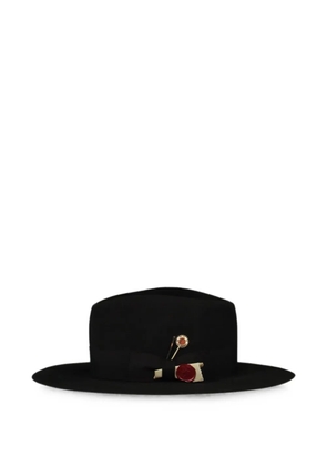 Nick Fouquet Noir D' Ivoire hat - Black