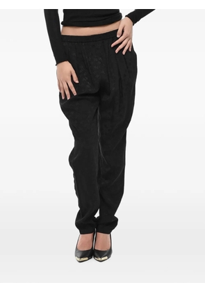 Stella McCartney Christine floral-jacquard trousers - Black