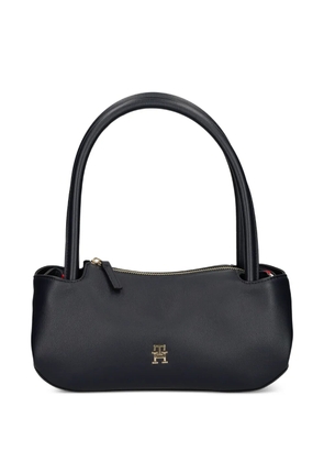 Tommy Hilfiger logo-plaque striped shoulder bag - Blue