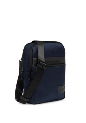 PIQUADRO logo-embossed crossbody bag - Blue