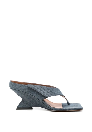 The Attico Cheope thong sandals - Blue
