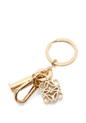 Loewe Pre-Owned 2020s Anagram key ring - Gold