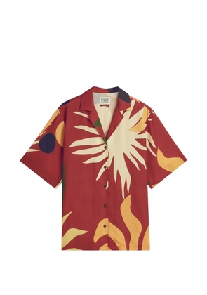 Scotch & Soda abstract-print short-sleeve shirt - Red