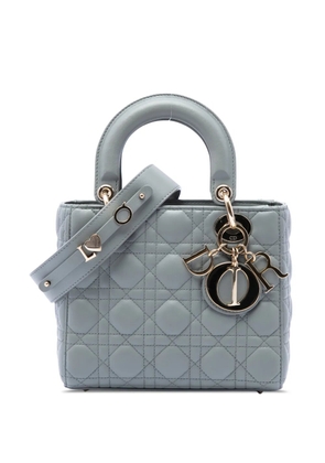 Christian Dior Pre-Owned 2020 Small Lambskin Cannage My ABCDior Lady Dior satchel - Grey