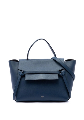 Celine Pre-Owned 2015 Mini Grained Calfskin Belt Bag satchel - Blue