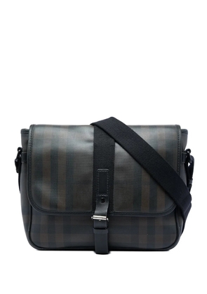 Burberry Pre-Owned 2000-2017 Smoke Check Coated Canvas crossbody bag - Brown