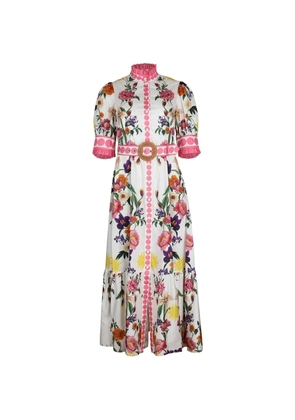 Borgo De Nor Marni floral-print cotton maxi dress - White